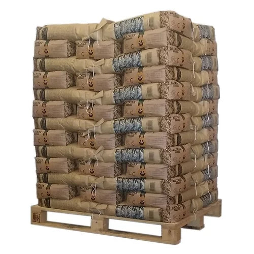 Piveteau HP+ houtpellets – Zakken en pallet van 10 kg