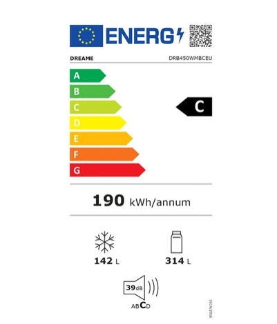 Réfrigérateur congélateur en bas Dreame Mega Pro 456 L