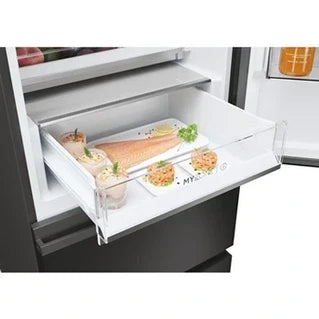 Frigorífico de 1 porta Haier Frigorífico Combinado - 3D 60 Series 5 Htw5618Enpt - Classe E - 360 L - 185 X 59,5 X 66,7 Cm - Preto