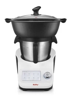 Robô de cozinha multifunções Robby, robô multifunções com balança integrada e ecrã tátil