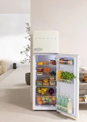 Frigorífico bar Create FRIDGE STYLANCE TOP 246L - Frigorífico combinado de estilo retro - Branco sujo