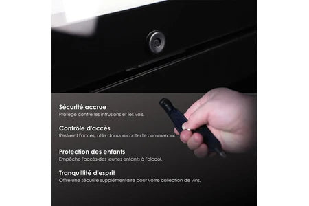 Cave de service LeCépage AGCV140VN2Z2D 220 bouteilles 2 portes 438 litres