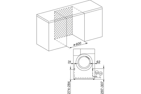 Máquina de secar roupa com bomba de calor Miele TEL685WP