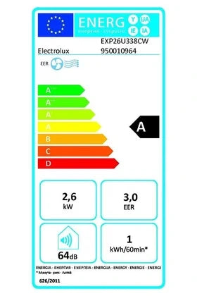 Climatiseur mobile Electrolux EXP26U338CW