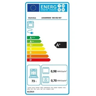 Electrolux SurroundCook LKI64890BW Induktionsherd – Herd – freistehend – Breite: 59,6 cm – Tiefe: 60 cm – Höhe: 85 cm – mit Selbstreinigungssystem – weiß