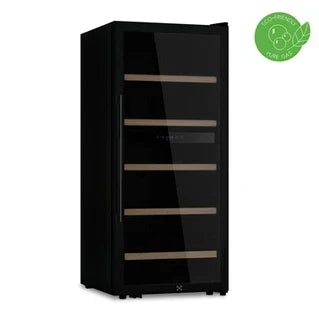 Multi-Temperatur-Weinklimaschrank Les Petits Champs für 91 Flaschen, schwarz - CAVCDB91