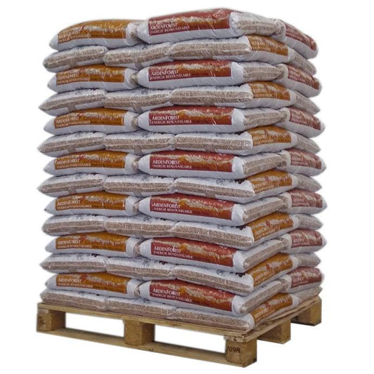 Pellets de madeira Ardenforest – Palete com 70 sacos de 15 kg