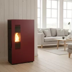 Extra platte pelletkachel Mini - 5 kW