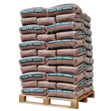 Premium-Holzpellets – Palette mit 65 Säcken