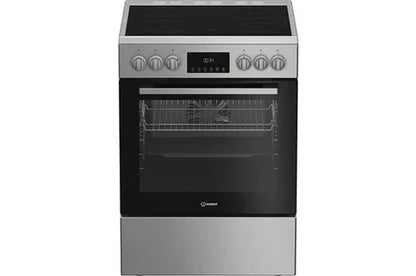 Cuisinière vitrocéramique Indesit I6V5LCX inox