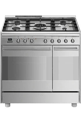 Piano de cuisson Smeg ESTHETIQUE CLASSICA 90cm MIXTE INOX - SCB92PX8