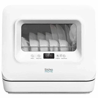 Freistehender Geschirrspüler Kitchen Move Mini compact WASHCLEAN Weiß Kunststoff 7.5L