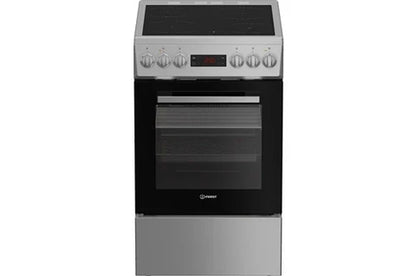 Cuisinière vitrocéramique Indesit I5V5LCS Silver