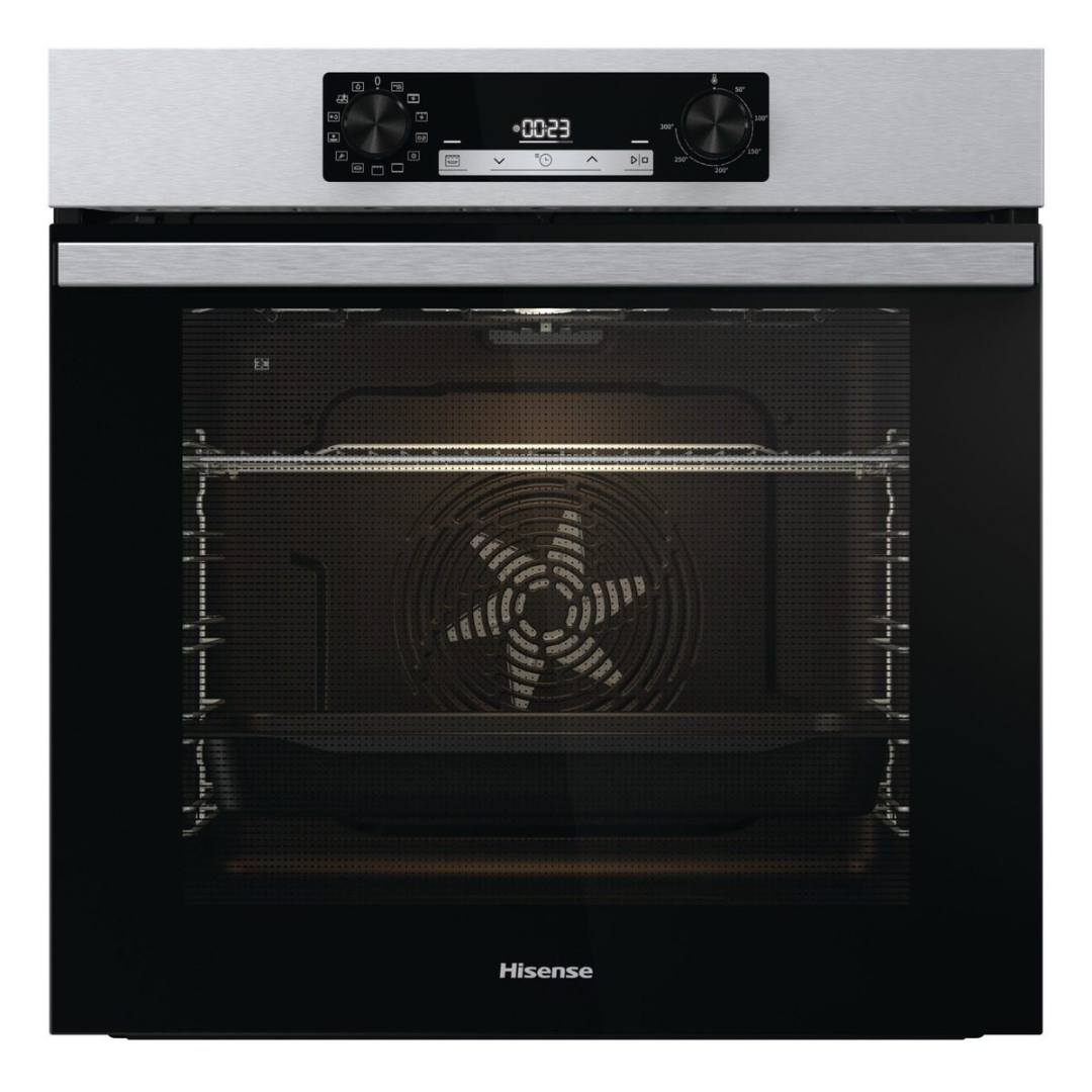 Accessoire Hisense BI62216AX pour four, vue de l'intérieur avec composants et réglages visibles.