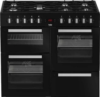 Beko Gasherd 159l 7 Flammen Schwarz pf335325db