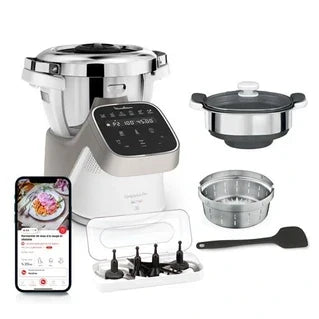 Robot de cozinha Moulinex Companion Pro YY5286FG com balança integrada + acessório para cozer a vapor