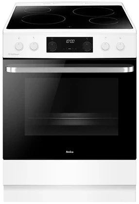 Cuisinière vitrocéramique Amica ACV7005SRW AIRFRY