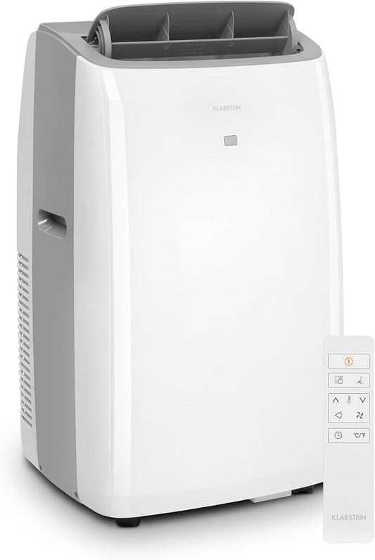 Klarstein Mobiele Airconditioner 12000 BTU – Klasse A+, R290, SEER 13, Stil 63 dB