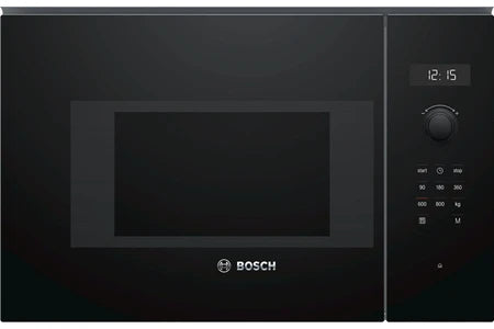 Bosch Serie | 6 BFL524MB0 mikroovn med grill - Indbygningsmikroovn - 20 liter - 800 watt - sort