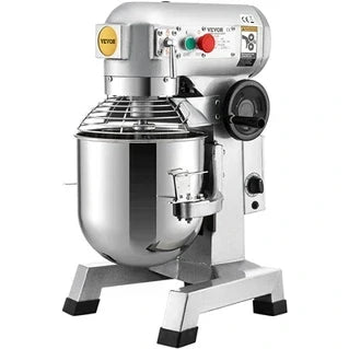 Batedeira planetária Vevor multifunções, robô de cozinha, aço inoxidável, 16 L, 500 W