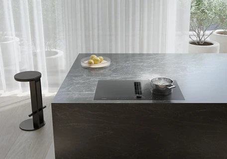 Plaque de cuisson avec hotte intégrée Gaggenau CV282101M NOIR MAT