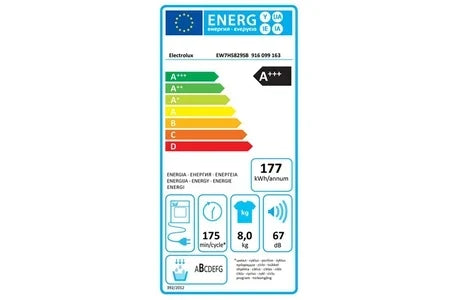 Secadora de roupa com bomba de calor Electrolux branca EW7H5829SB