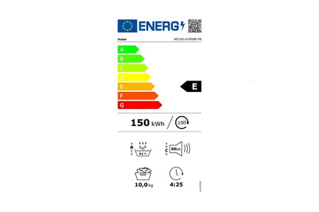 Secadora com bomba de calor Haier 59,6 cm 10 kg HD100-A2959EFR
