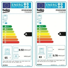 Beko Gasherd 159l 7 Flammen Schwarz pf335325db