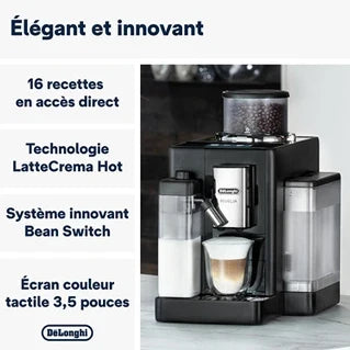 Machine à café à grain Delonghi FEB4455.B RIVELIA Noir