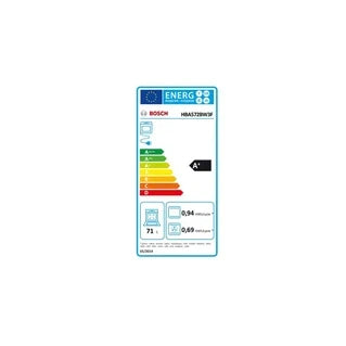 Four encastrable Bosch Four intégrable multifonction 71l 60cm pyrolyse blanc HBA572BW3F
