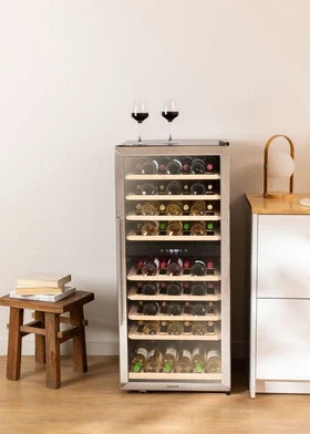 Cave à vin de service Create WINECOOLER XXL - réfrigérée 70 bouteilles - Inox