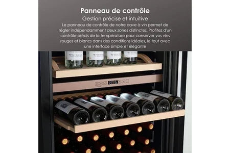 Cave de vinhos multitemperaturas LeCépage Cave de vinhos polivalente AGJ268VX2Z 268