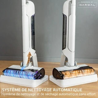 Aspirateur laveur Rowenta sans fil X-Clean 10 GZ7035WO Blanc