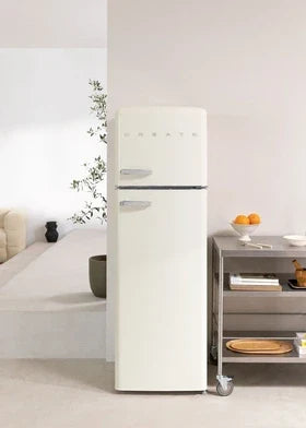 Réfrigérateur bar Create FRIDGE STYLANCE TOP 246L - Réfrigérateur combiné de style rétro - Blanc cassé