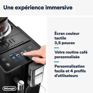 Machine à café à grain Delonghi FEB4435.B RIVELIA NOIR