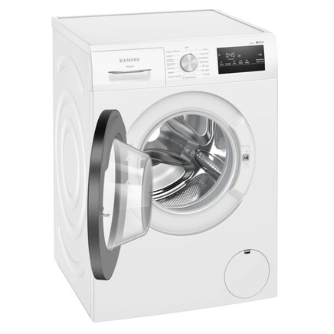 Accessoires pour lave-linge Siemens WM14N248FR, pièce ou filtre visible en image, en plastique blanc.