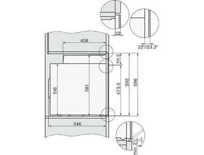 Four encastrable Miele H 7164 BP