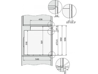 Four encastrable Miele H 7164 BP