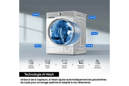 Samsung Frontlader Waschmaschine WW11DG5B25AH