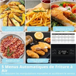 Forno de encastrar Comfee Forno de encastrar multifunções preto 72 L CBO65P80E0-BK