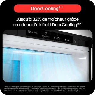 Réfrigérateur congélateur en bas Lg GBBSJ11DEP Noir
