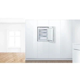 Bosch Serie | 6 GIV11AFE0 Gefrierschrank – Gefriergerät – vertikal – einbaufähig – Breite: 55.8 cm – Tiefe: 54.5 cm – Höhe: 71.2 cm – 72 Liter – Klasse E
