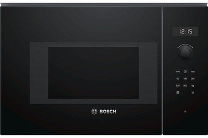 Micro-ondes + Gril Bosch Serie | 6 BFL524MB0 - Four micro-ondes monofonction - encastrable - 20 litres - 800 Watt - noir