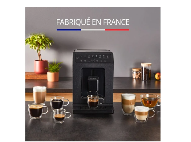 Machine à café à grain Krups EVIDENCE ECO-DESIGN 8 BOISSONS Préréglées EA897B10