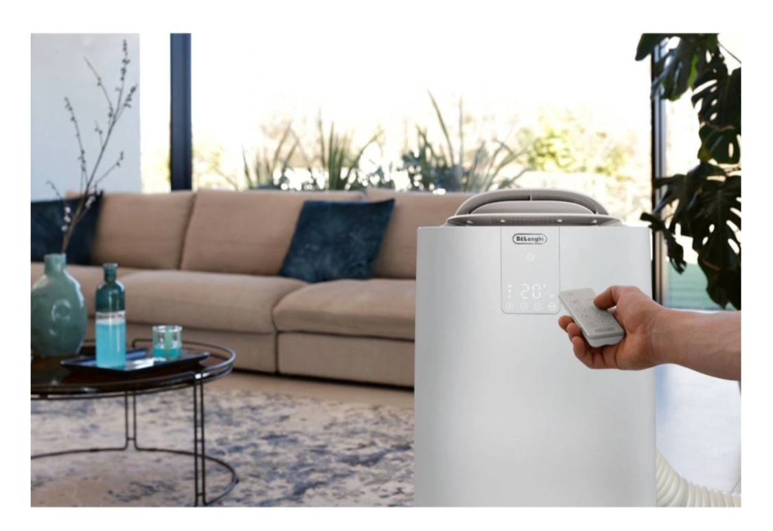 Climatiseur Mobile De'Longhi PACAP98 GentleJet – 11500 BTU, Classe A+, R290, GentleJet 180° - CAMA ELECTROMENAGER