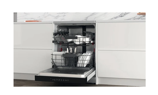 Freistehender Geschirrspüler Whirlpool WH3FC14BN70X EDELSTAHL