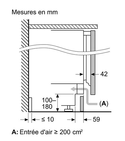 Congélateur armoire Siemens GU21NADE0 - Encastrable 82 cm