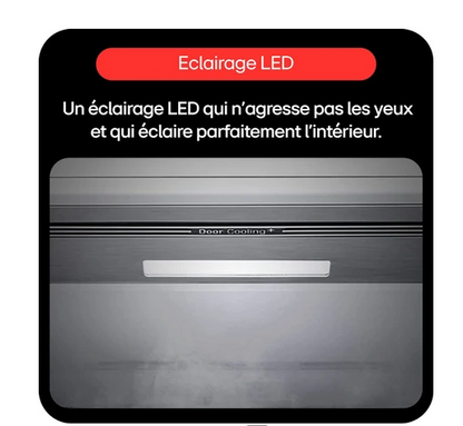 Réfrigérateur congélateur en bas Lg GBBSJ11DEP Noir