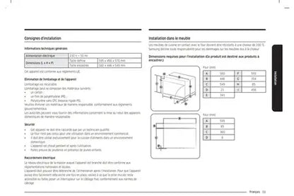 Samsung NQ5B4513GBB Solo-Mikrowelle